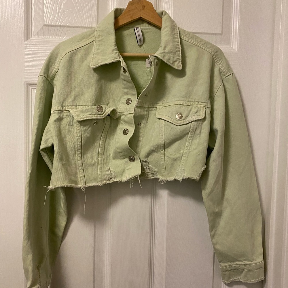 Zara green jacket